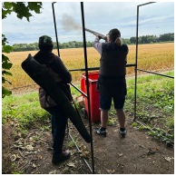 Flightline Sporting Man shooting a shotgun